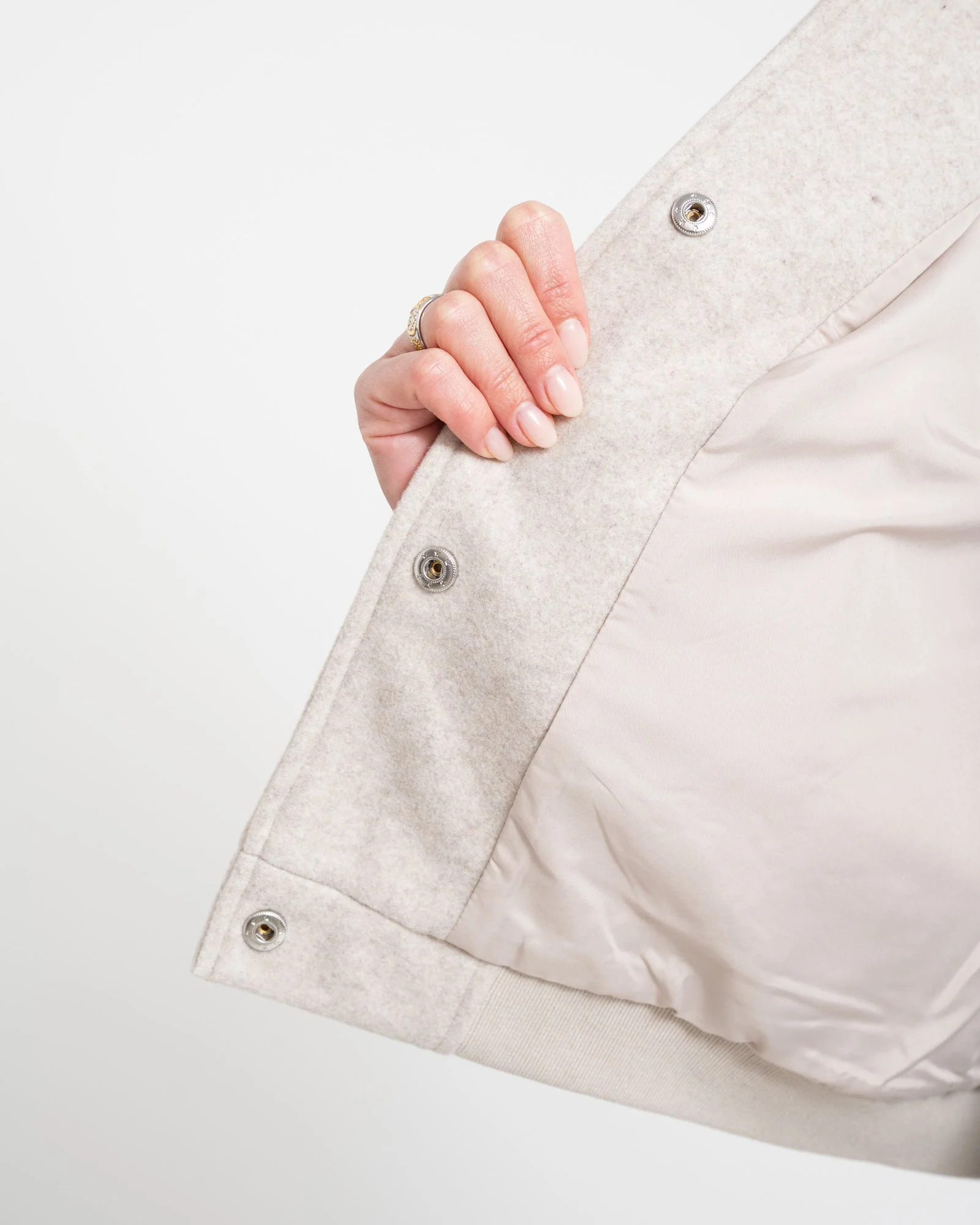 Eddi Bomber Jacket Silver Lining - Image 7