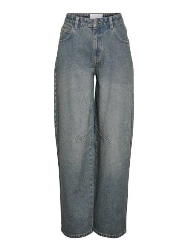 Hazal Barrel Jeans Medium Blue Denim - Image 7