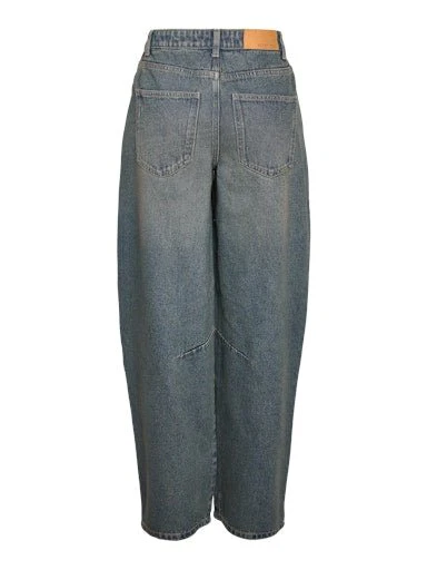 Hazal Barrel Jeans Medium Blue Denim - Image 8