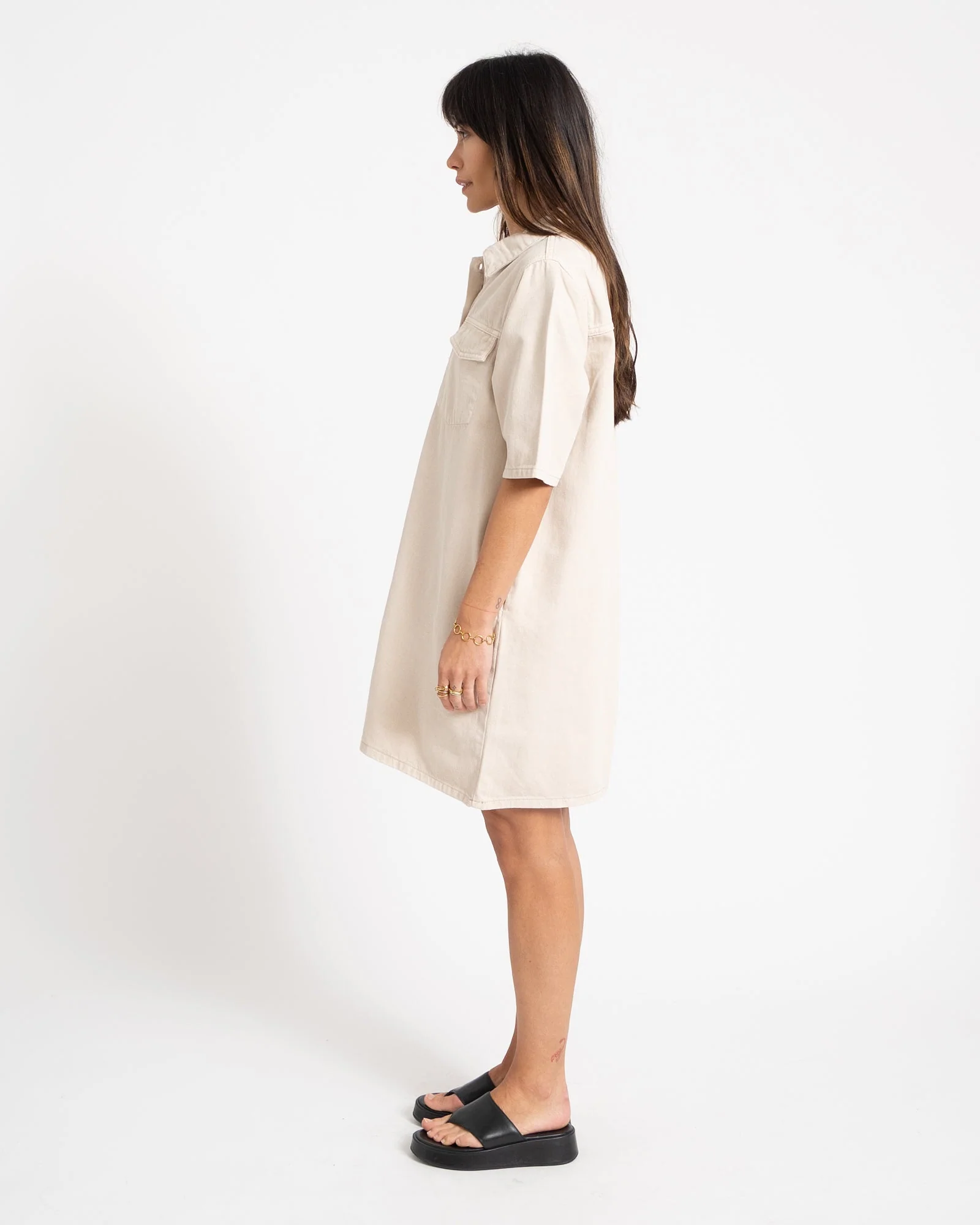 Indie Short Dress Color Box Pumice Stone - Image 4