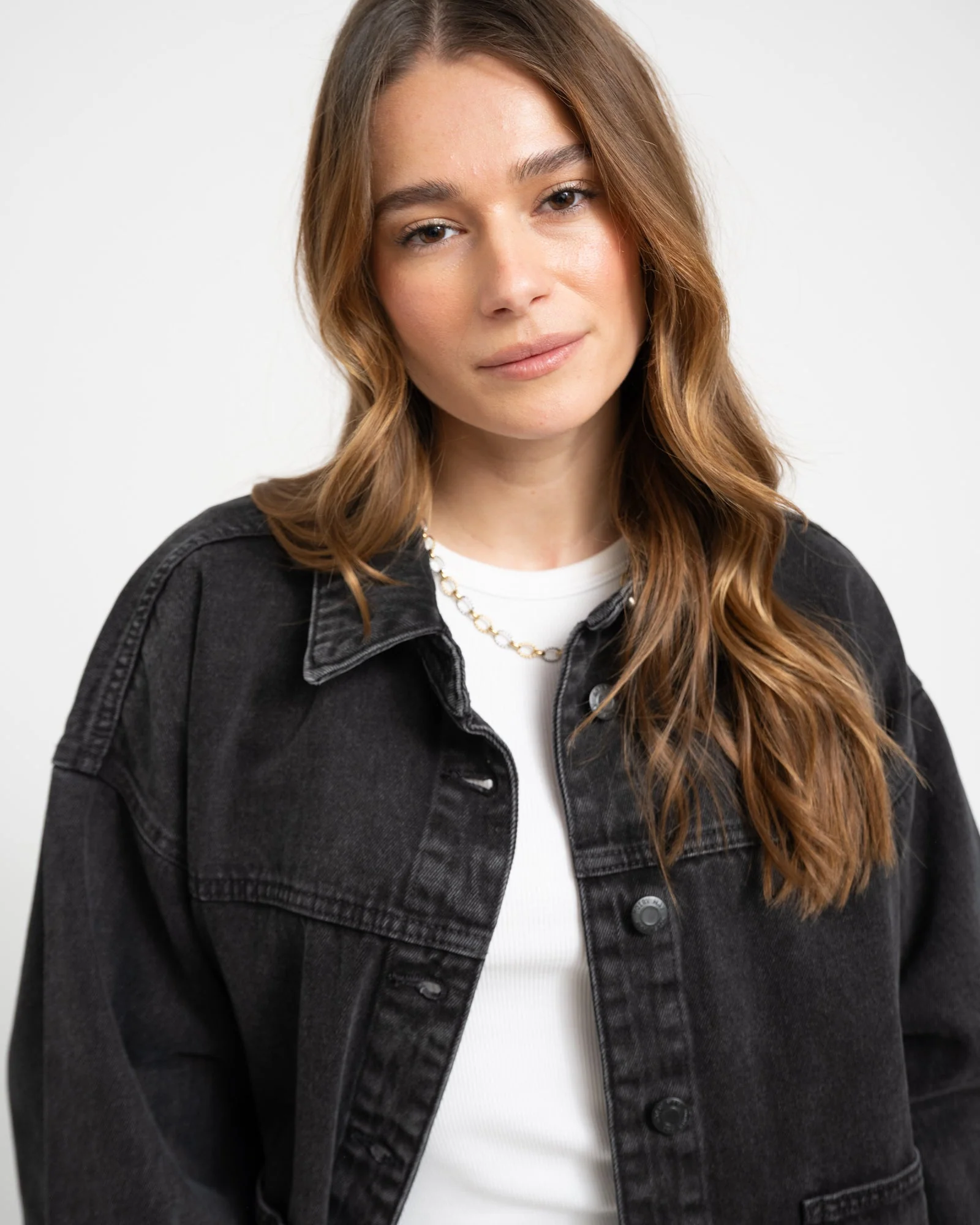 Kettie Denim Jacket Black - Image 7