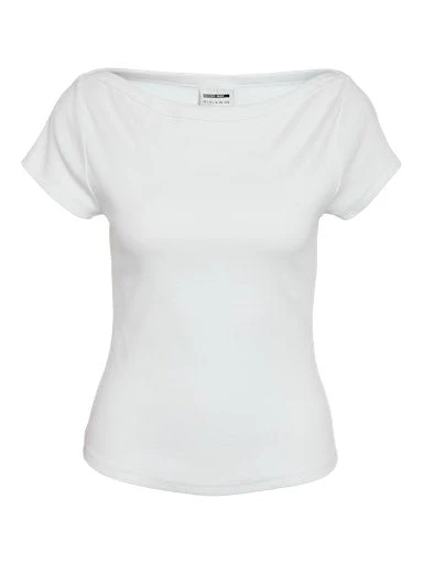 Maya Boatneck Top Bright White - Image 7