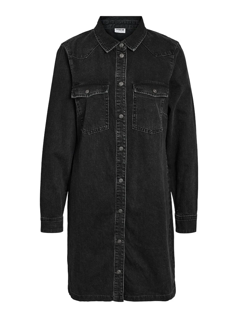 New Signe Denim Dress Black Denim - Image 7