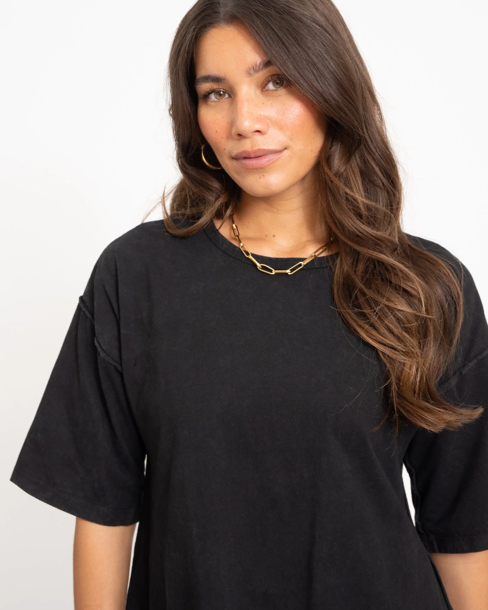 Sheila Short Dress Mix Zwart - Image 6