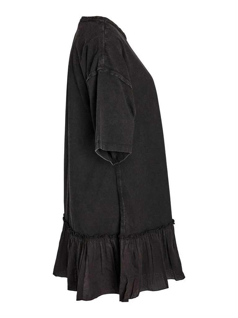 Sheila Short Dress Mix Zwart - Image 8