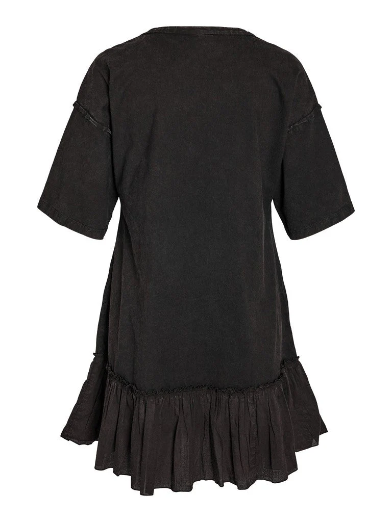 Sheila Short Dress Mix Zwart - Image 9