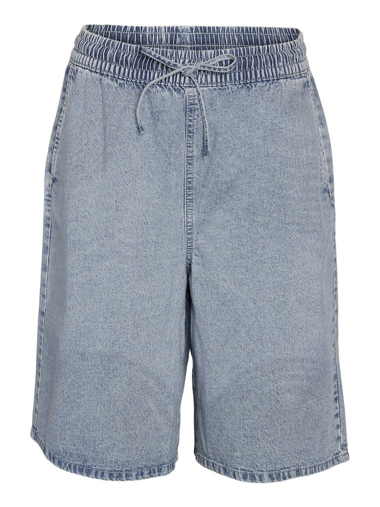 Signe Long Denim Shorts Light Blue Denim - Image 7