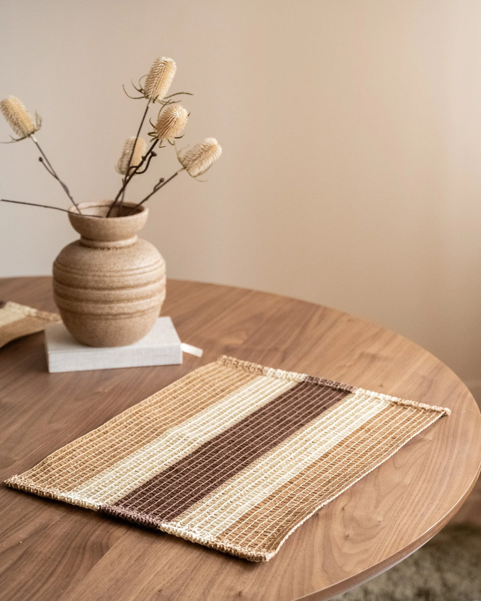 Placemat Alexia Raffia Brown
