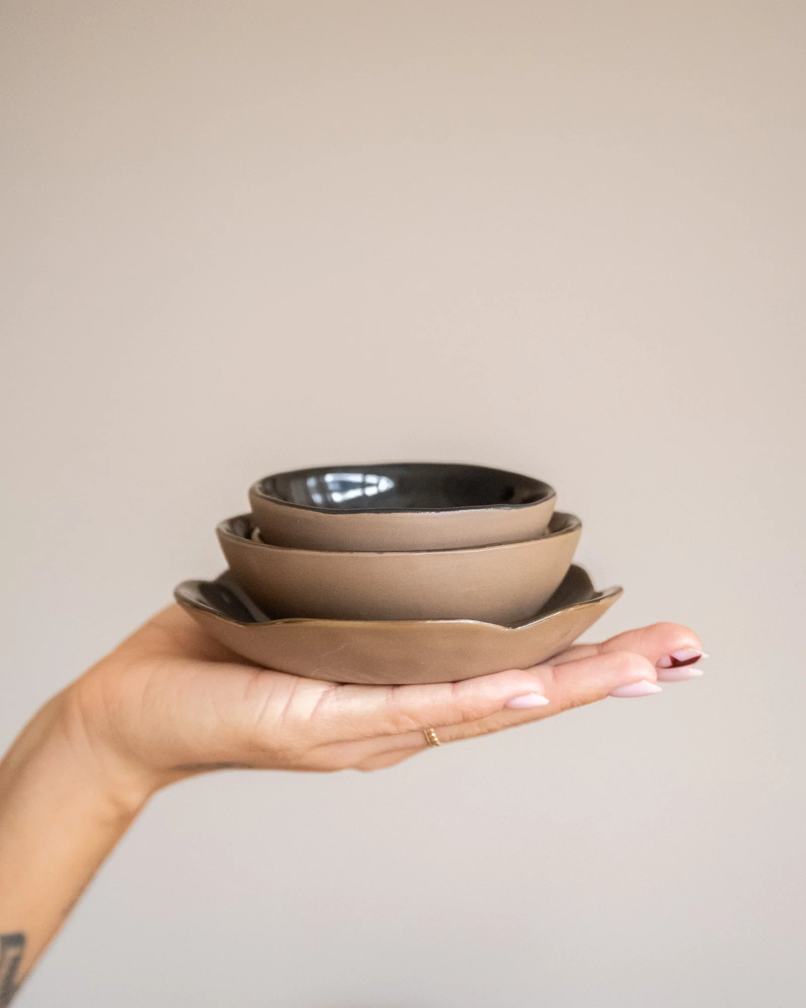 GIFTBOX - Set van 4 - Hand-Painted Bowls - Image 6