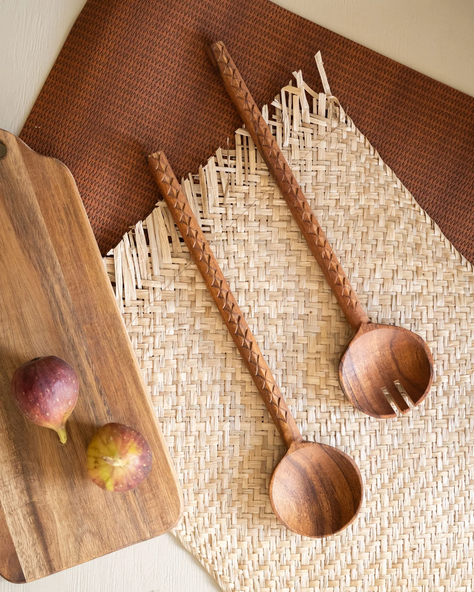 Salad Server Hommage Wood Brown