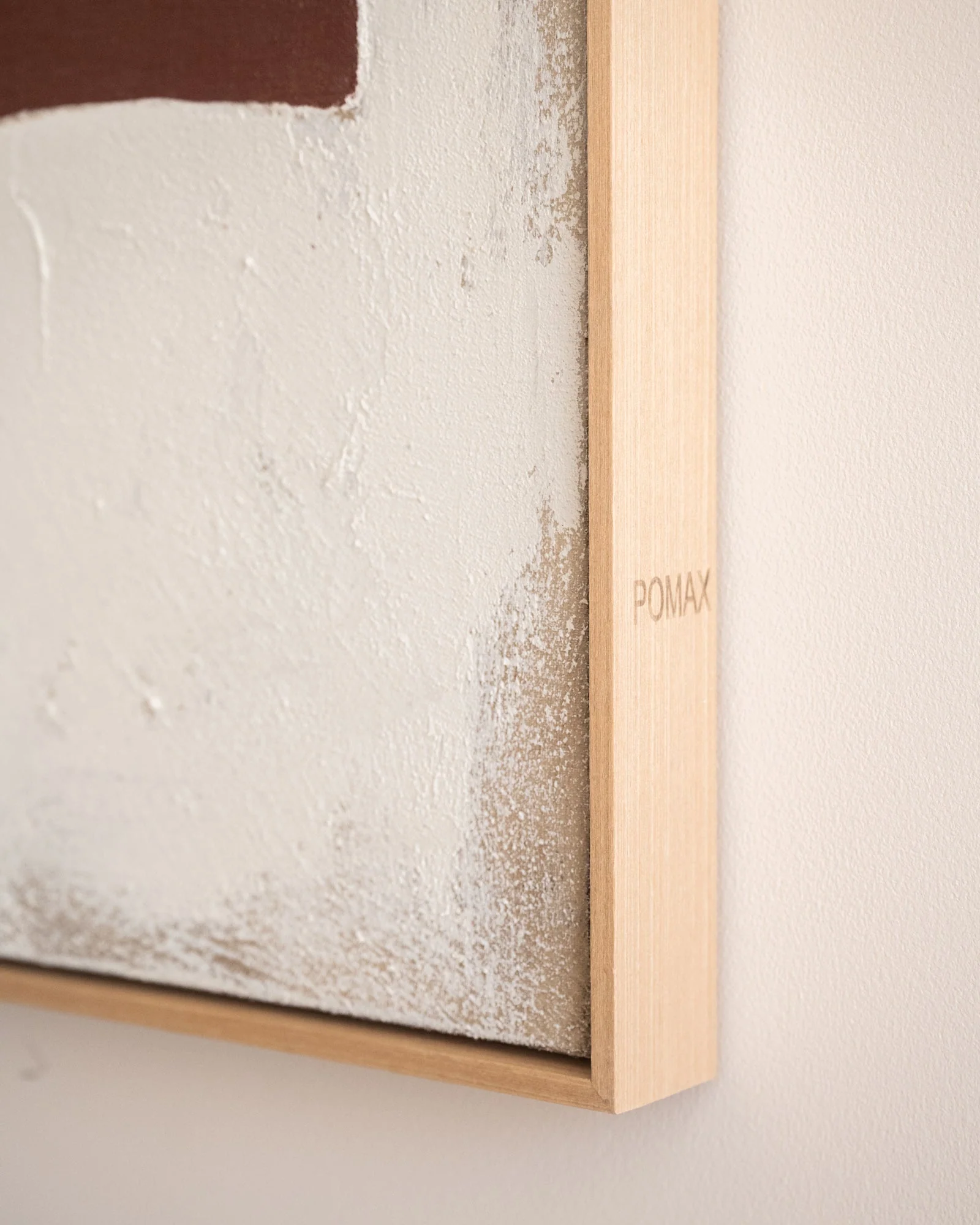 Large Wall Art Equa Beige/Burgundy - Image 2