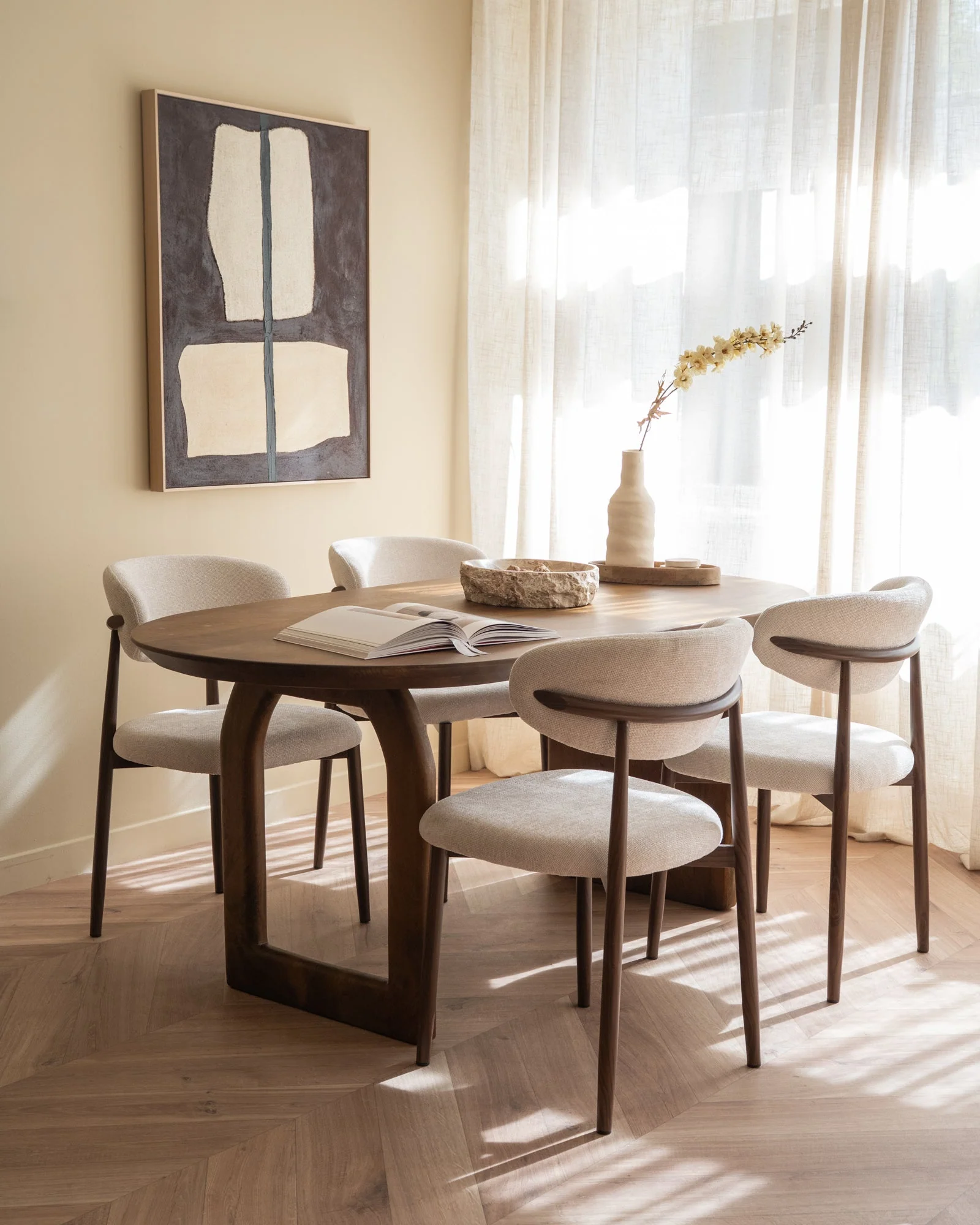 Eettafel Bullnose Hout