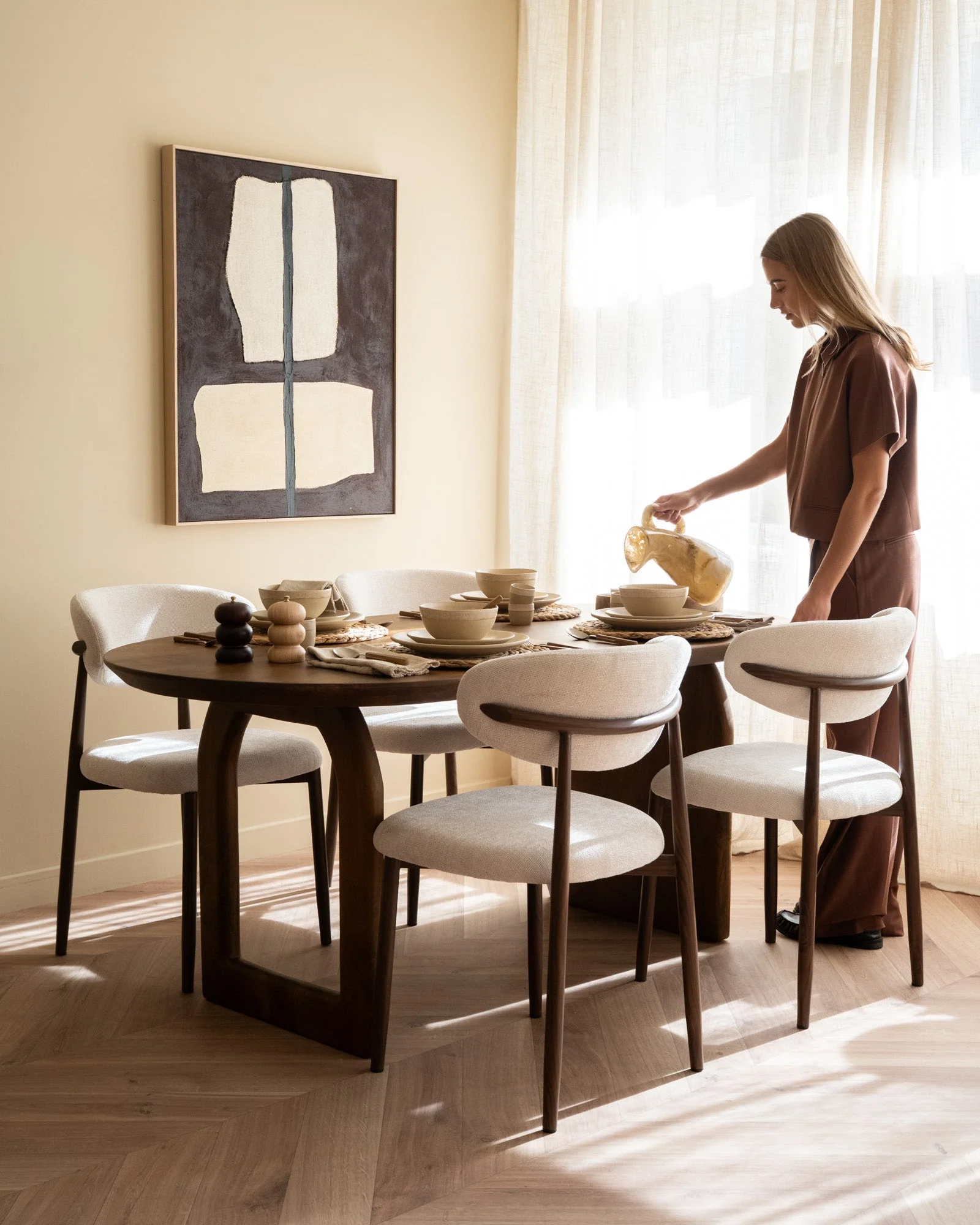 Eettafel Bullnose Hout - Image 3
