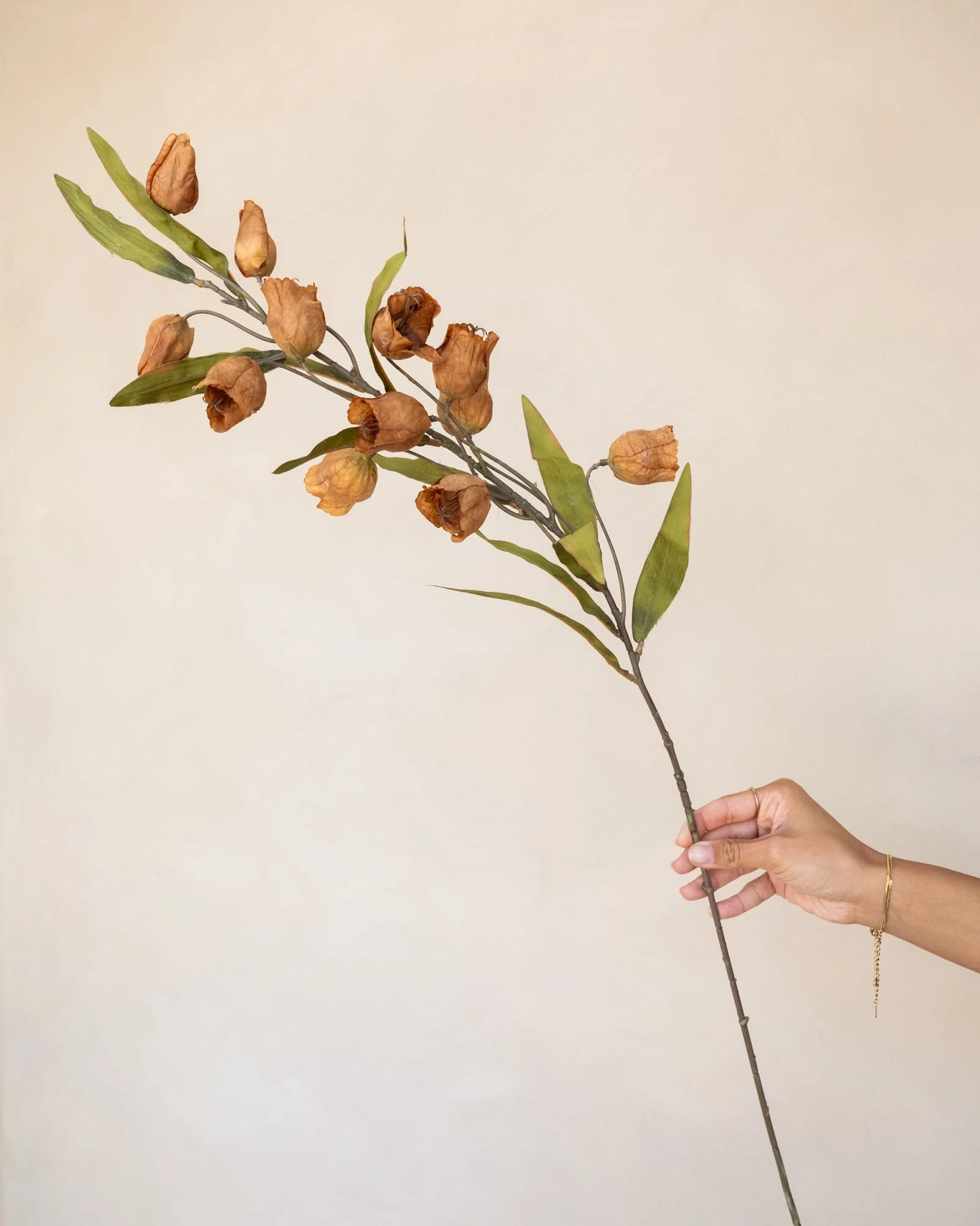 Kunstbloemen Abutilon Orange
