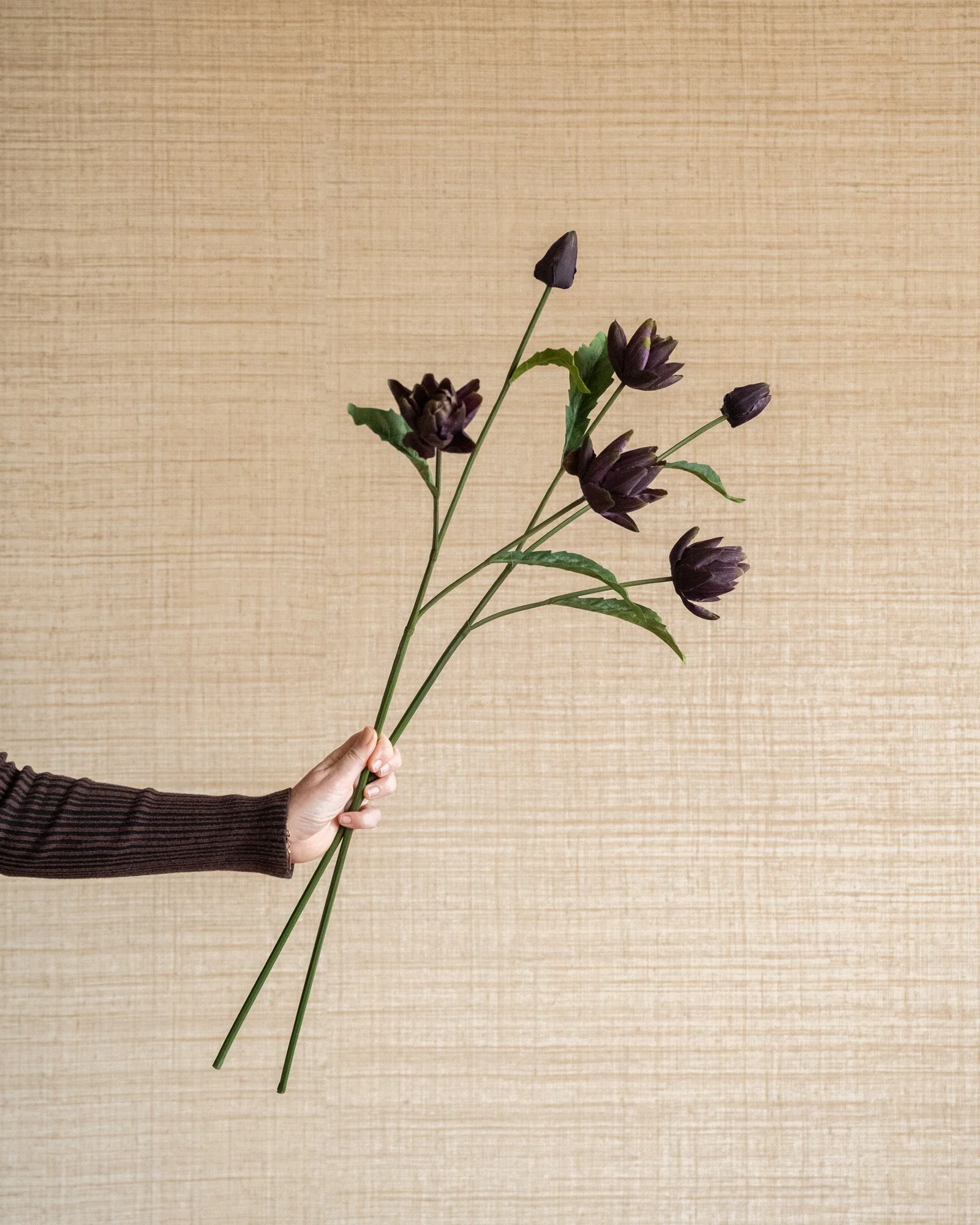 Kunstbloemen Artichoke Purple - Image 5