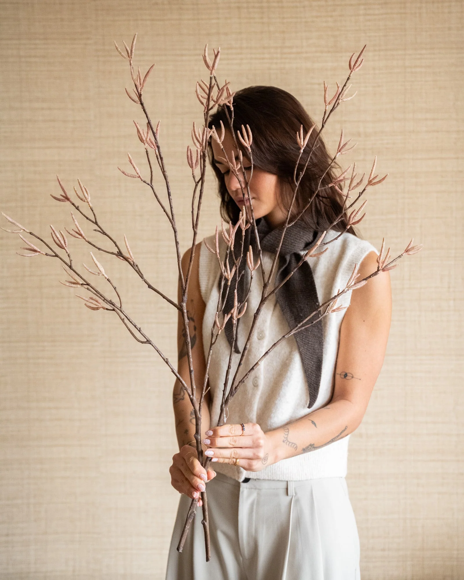 Kunstbloemen Birch Pink
