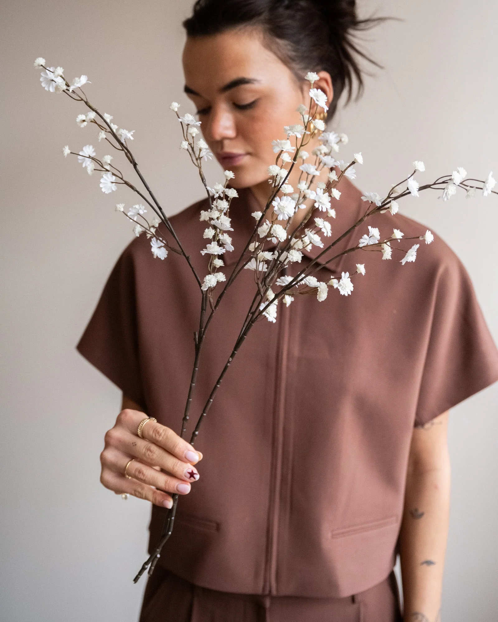 Kunstbloem Gypsophila Crème - Image 2