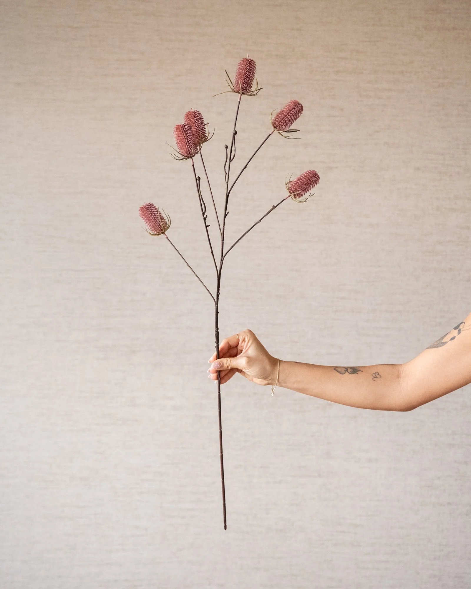 Kunstbloemen Thistle Pink - Image 3