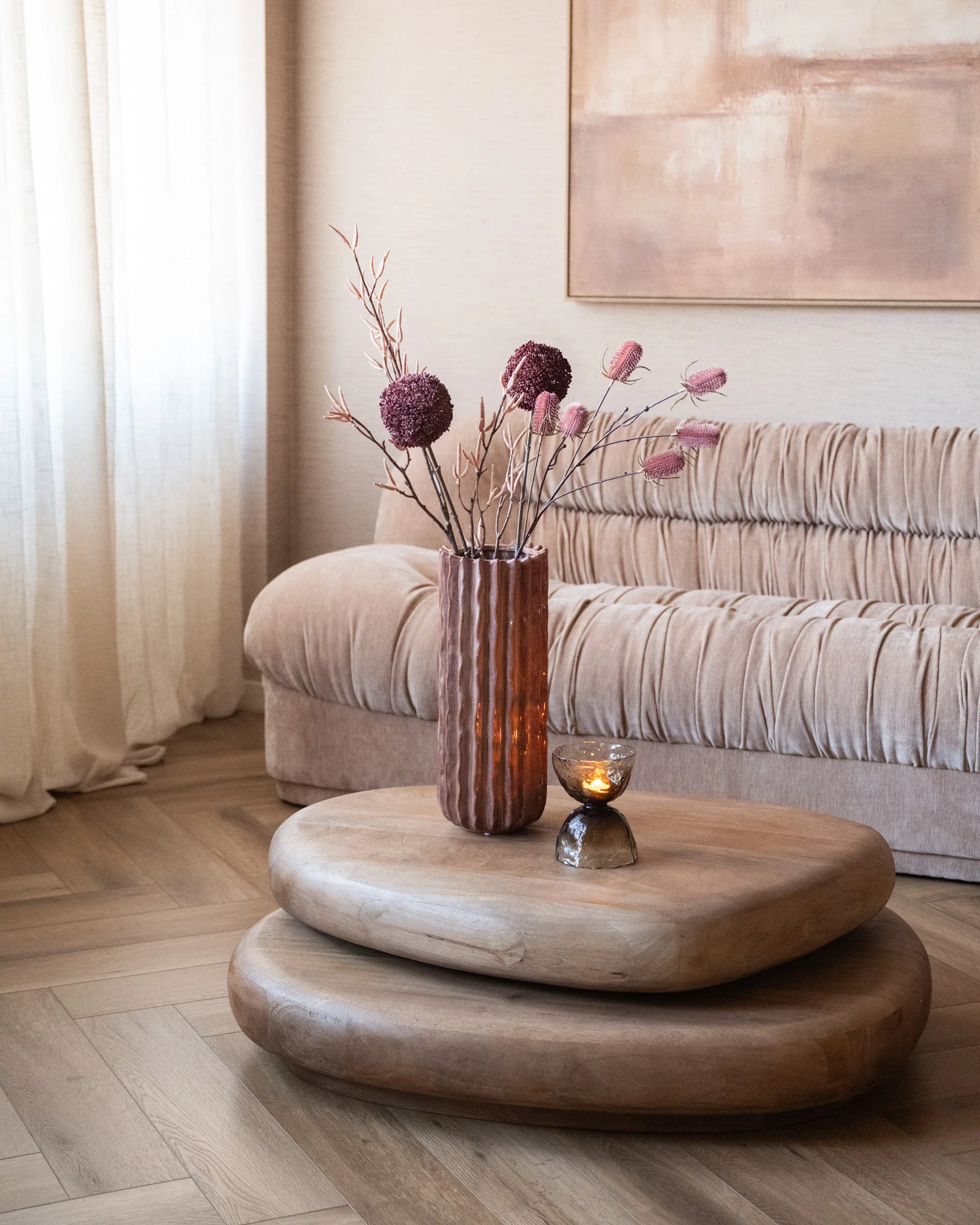 Kunstbloemen Thistle Pink - Image 5