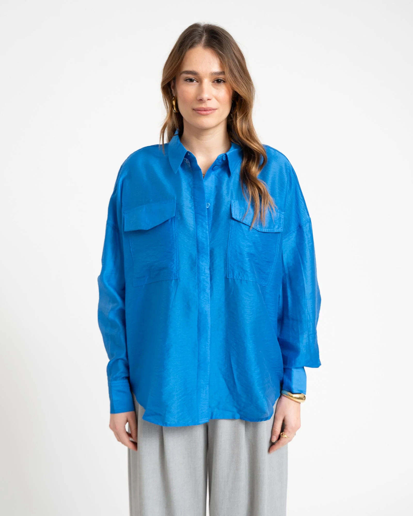 Rouge Alinine Oversized Shirt Directoire Blue - Image 2