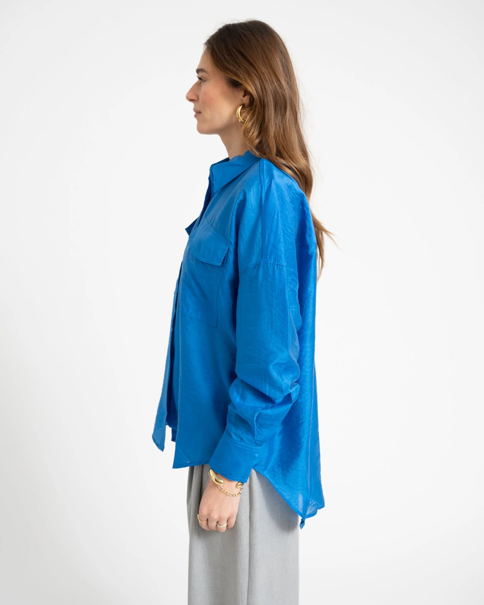 Rouge Alinine Oversized Shirt Directoire Blue - Image 3