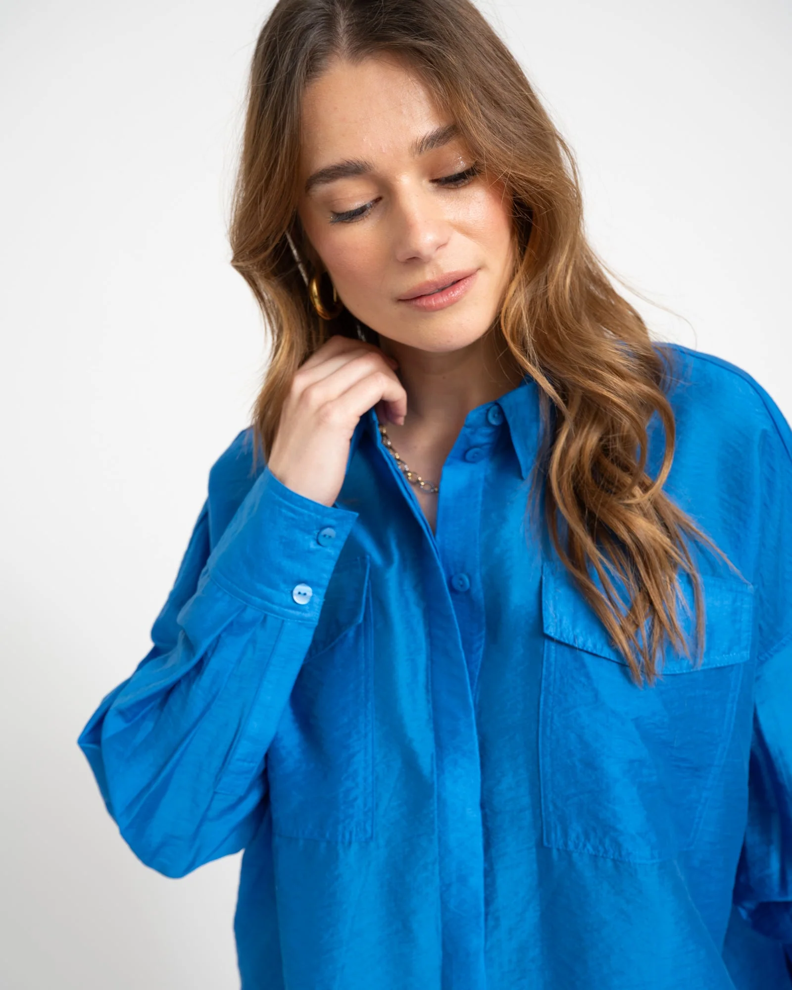 Rouge Alinine Oversized Shirt Directoire Blue - Image 5