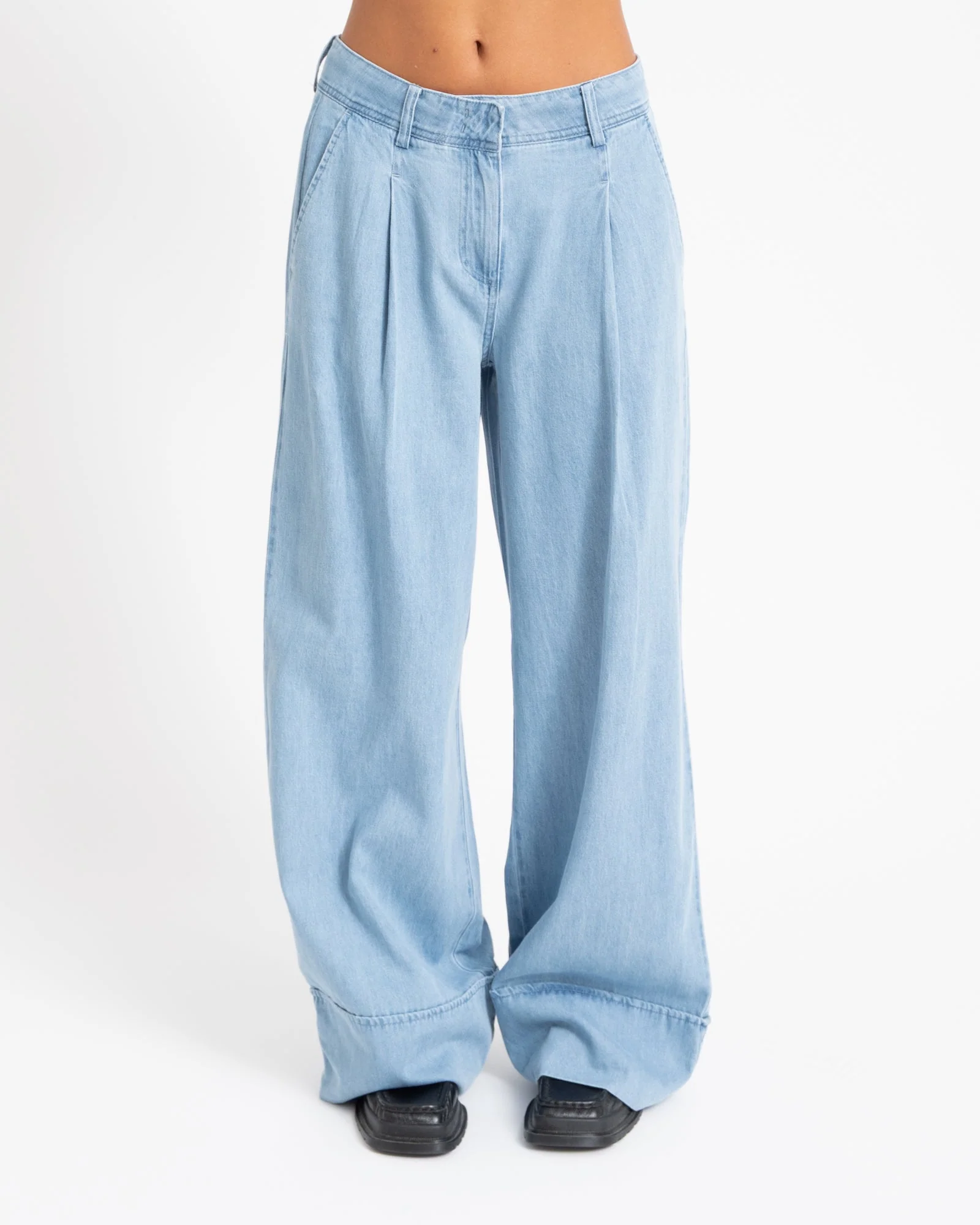 Rouge Francie Mae Trouser Light Blue Denim - Image 3