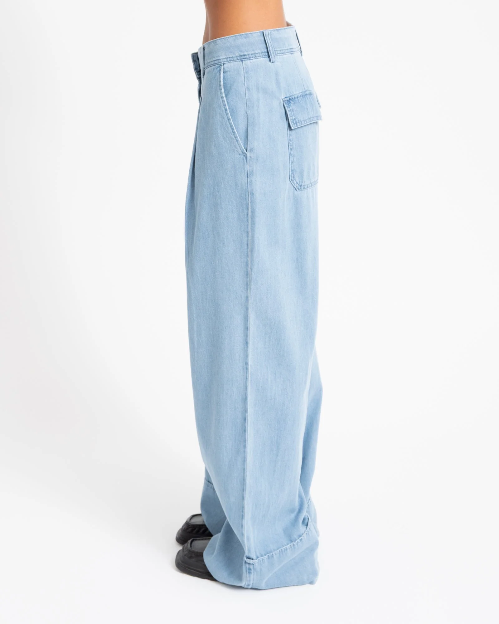 Rouge Francie Mae Trouser Light Blue Denim - Image 4