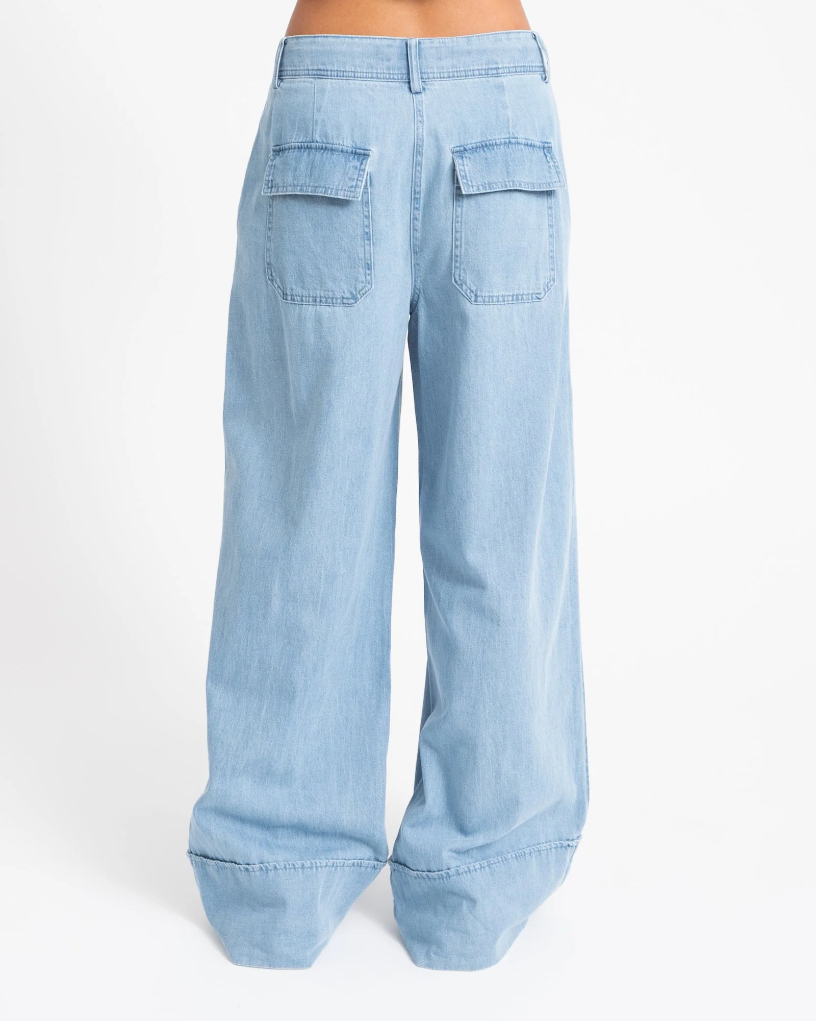Rouge Francie Mae Trouser Light Blue Denim - Image 5