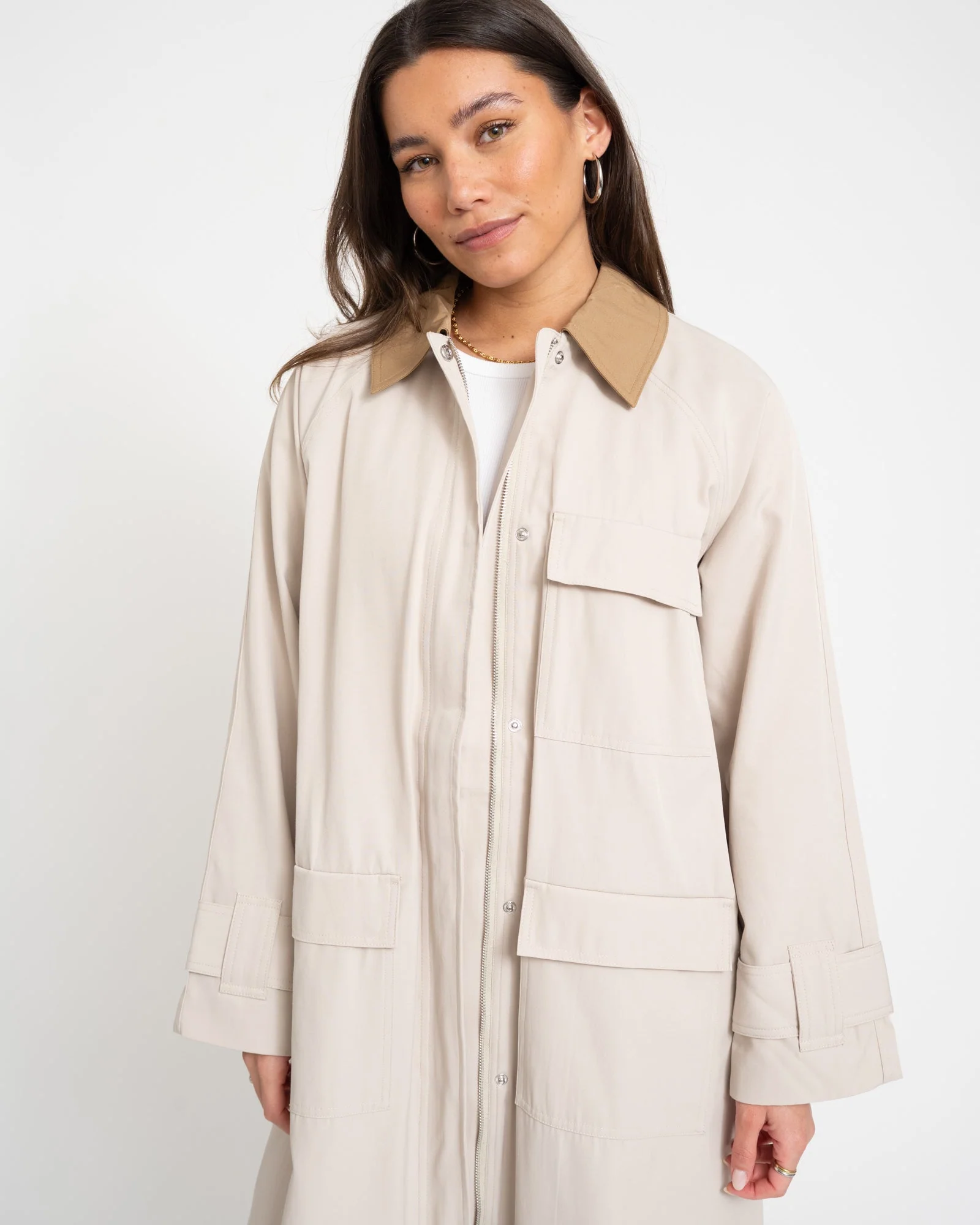 Rouge Lianne Coat Feather Gray - Image 2