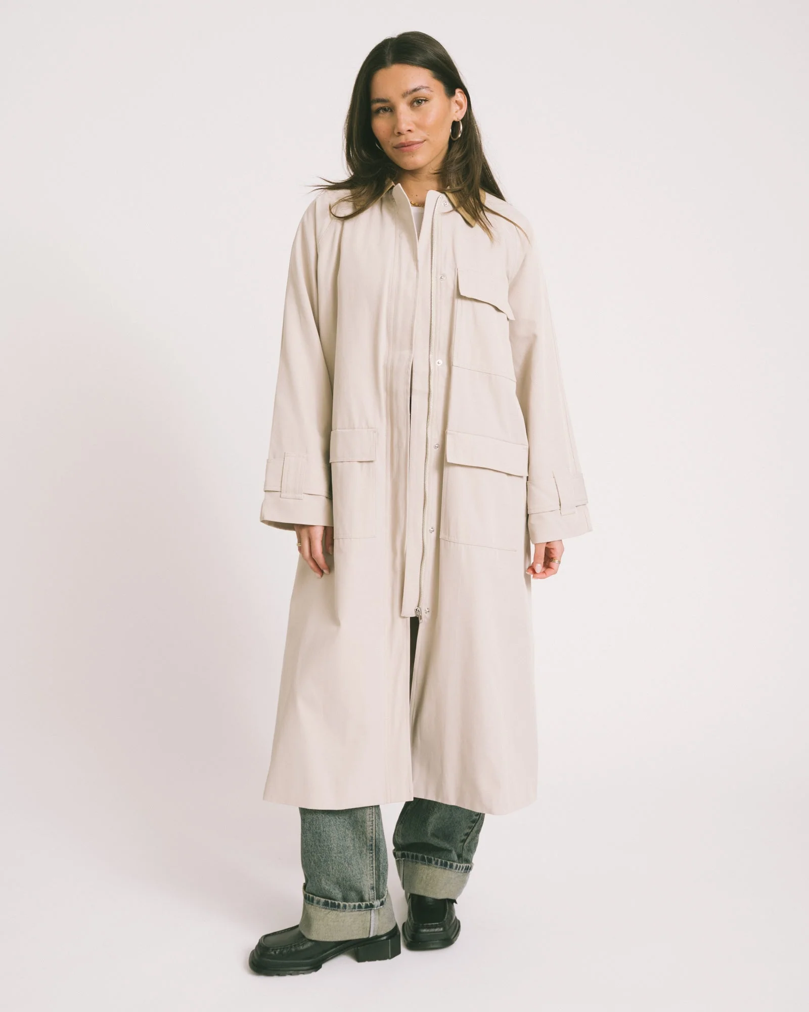 Rouge Lianne Coat Feather Gray - Image 7
