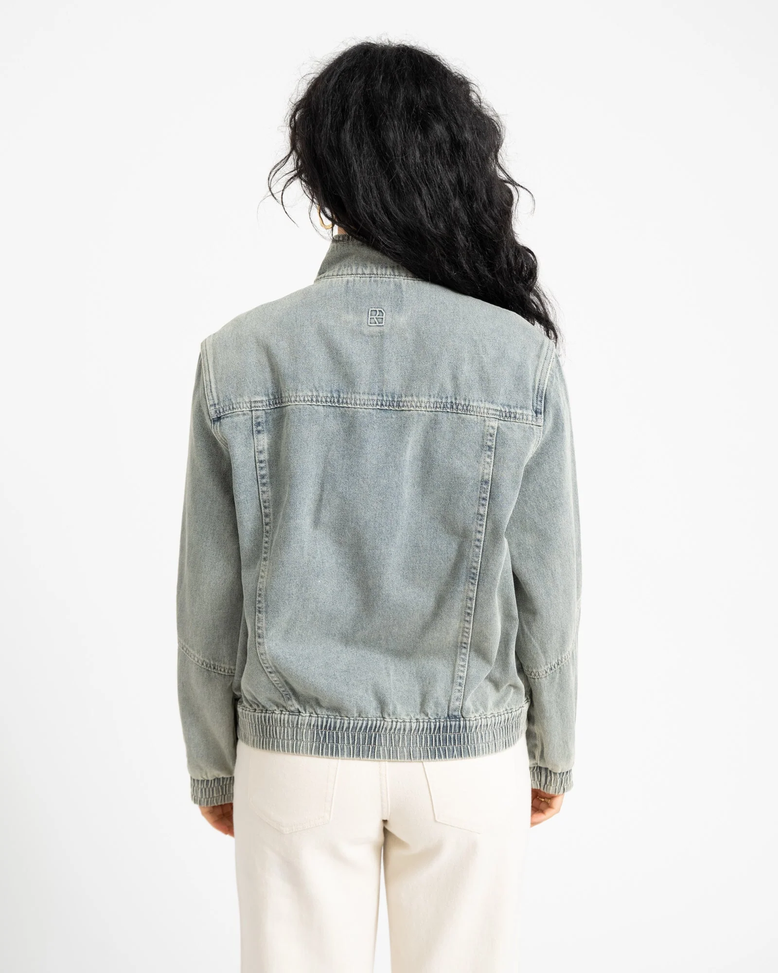 Rouge vivian Denim Jacket Light Blue - Image 7