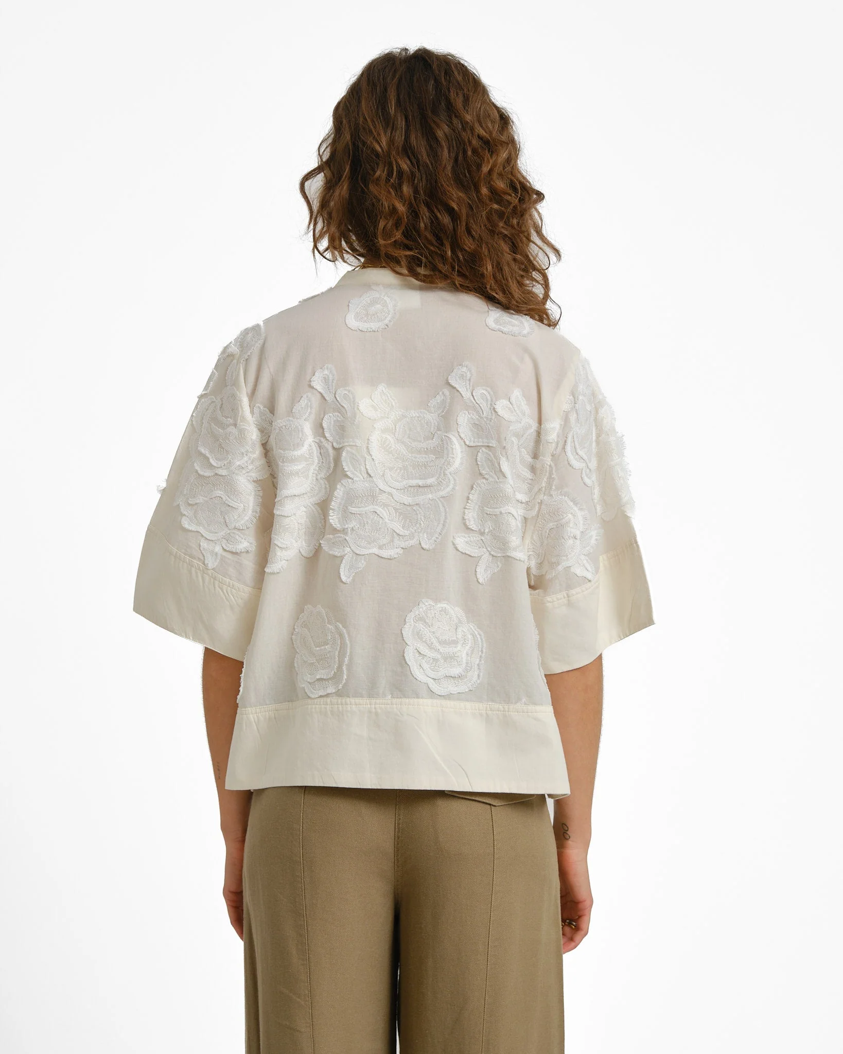 Rouge Zoella O-Neck Top Birch - Image 5