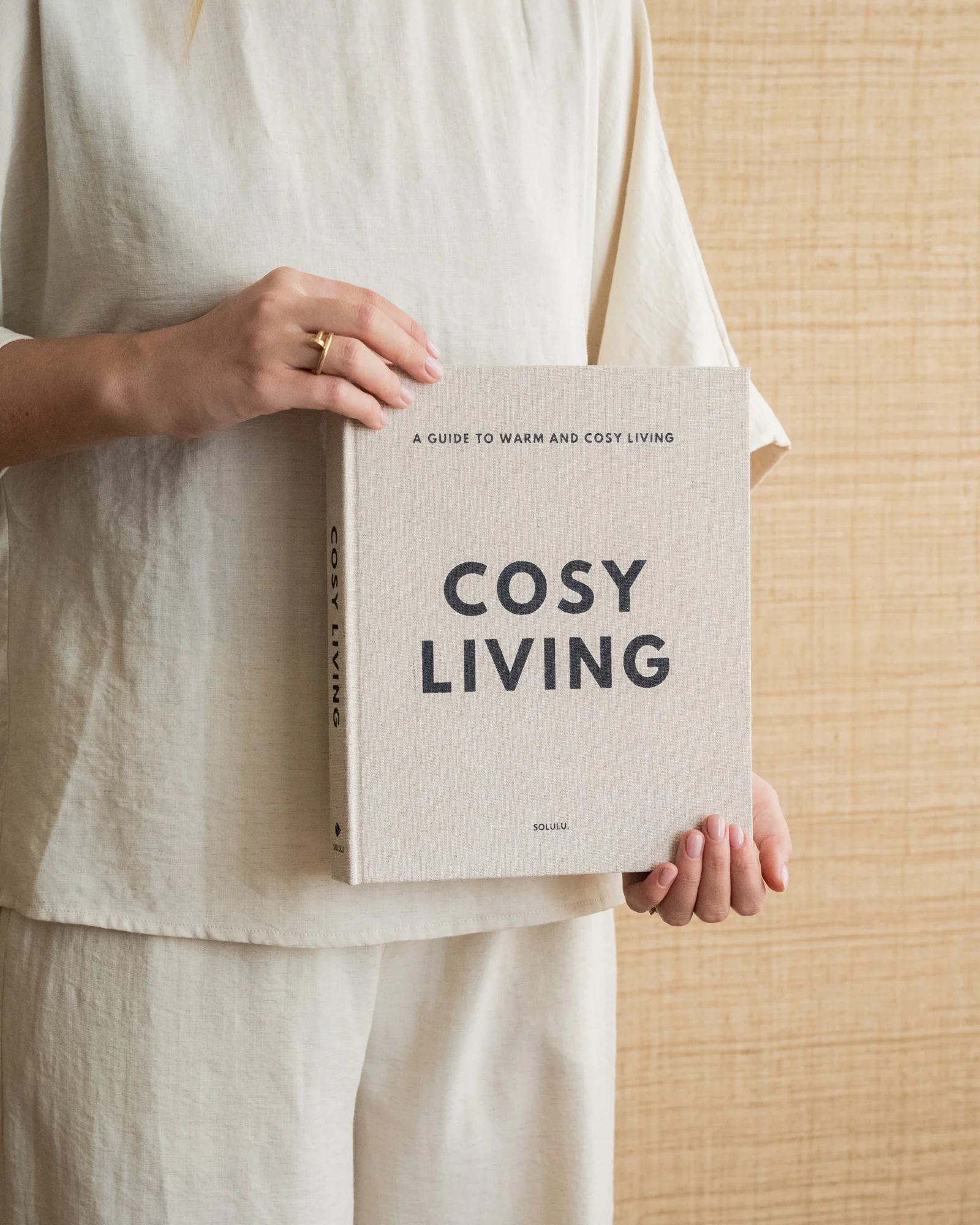 Deco / Storage Book Cosy Living Linen
