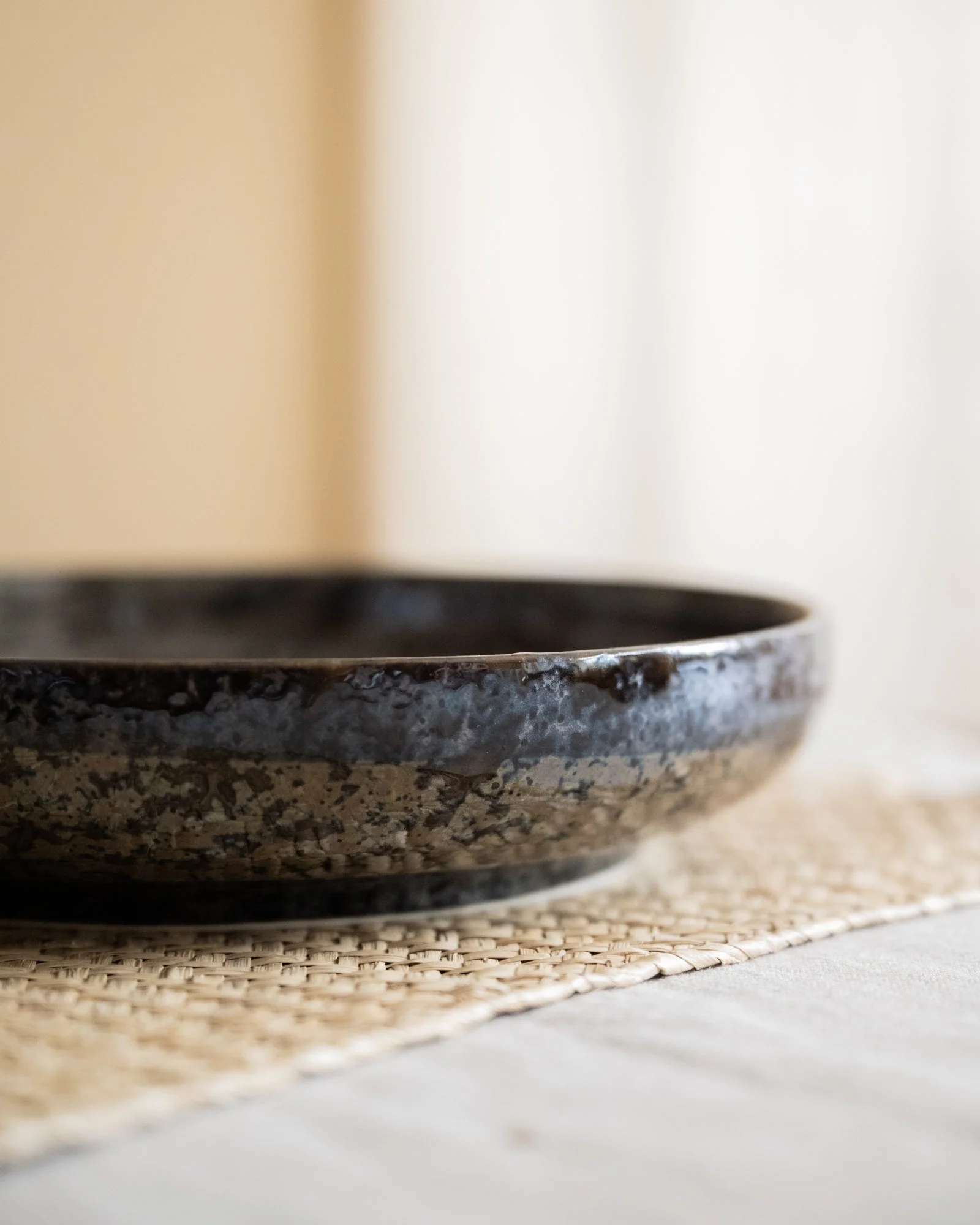 Handgemaakt Japans Diep Bord Arahake - Image 5