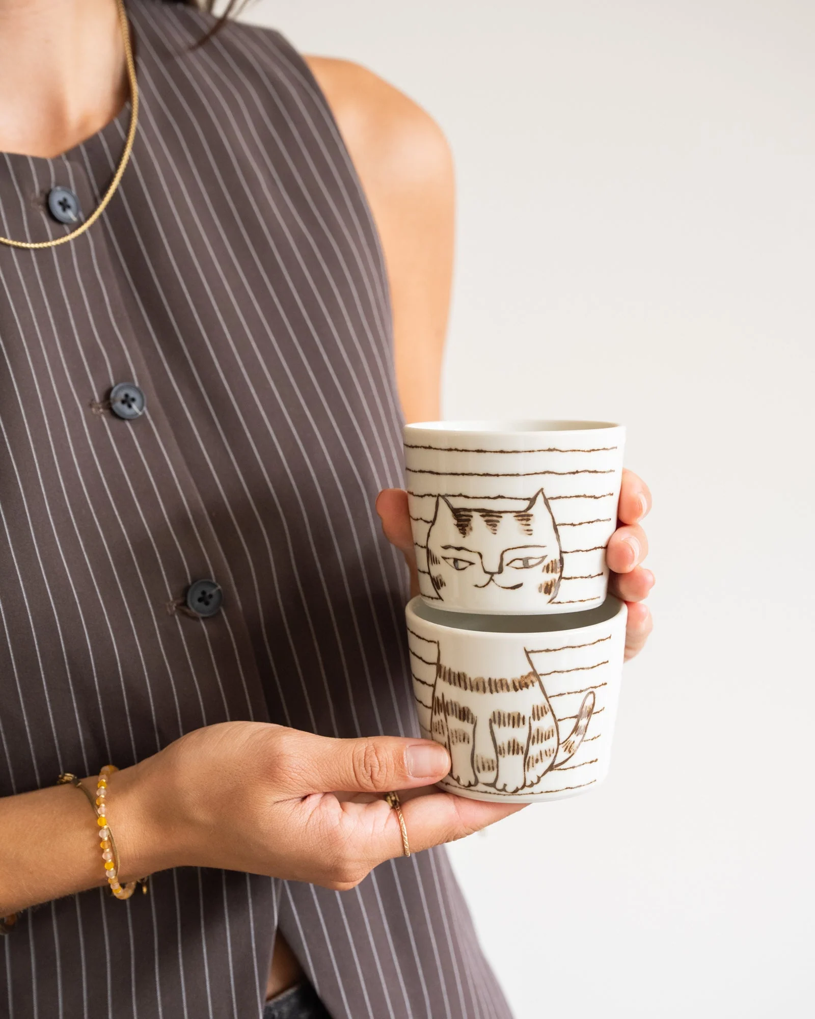 Handmade Japanese Mug Cat - Image 4