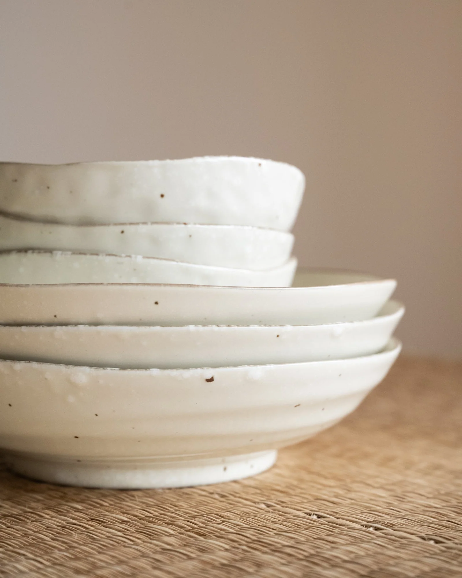 Handmade Japanese Small Bowl Shirogesho - Image 6