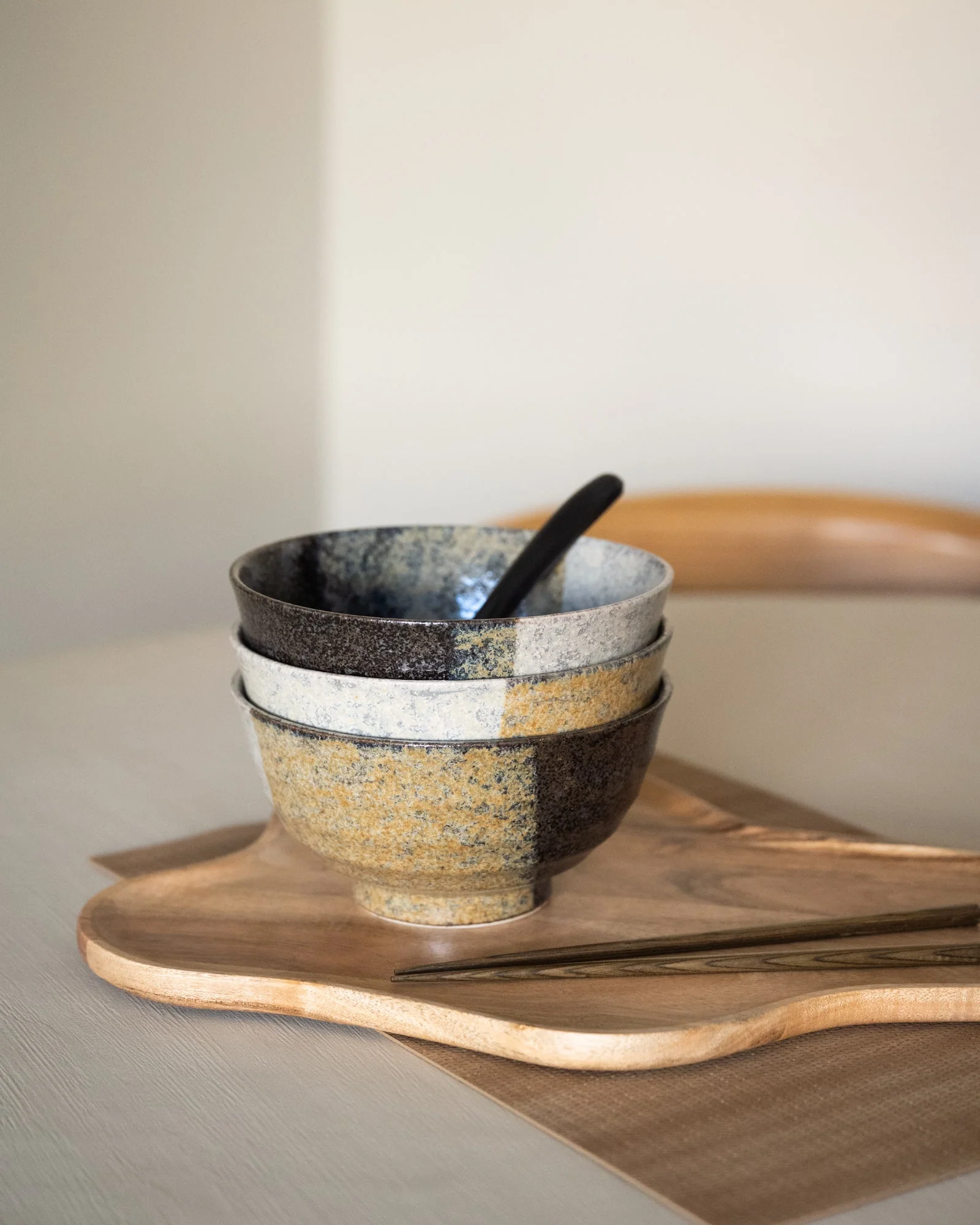 Handmade Japanese Tayo Bowl Oboro Yamakage - Image 6