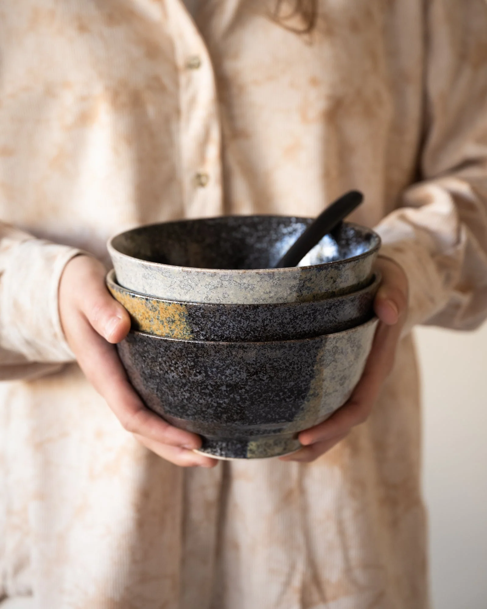 Handmade Japanese Tayo Bowl Oboro Yamakage - Image 8
