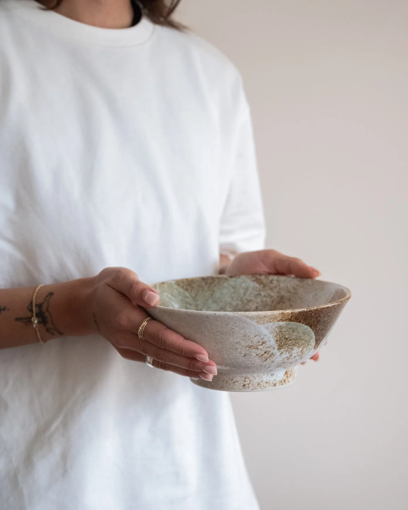 Handmade Japanese Ramen Bowl Yukishino - Image 2