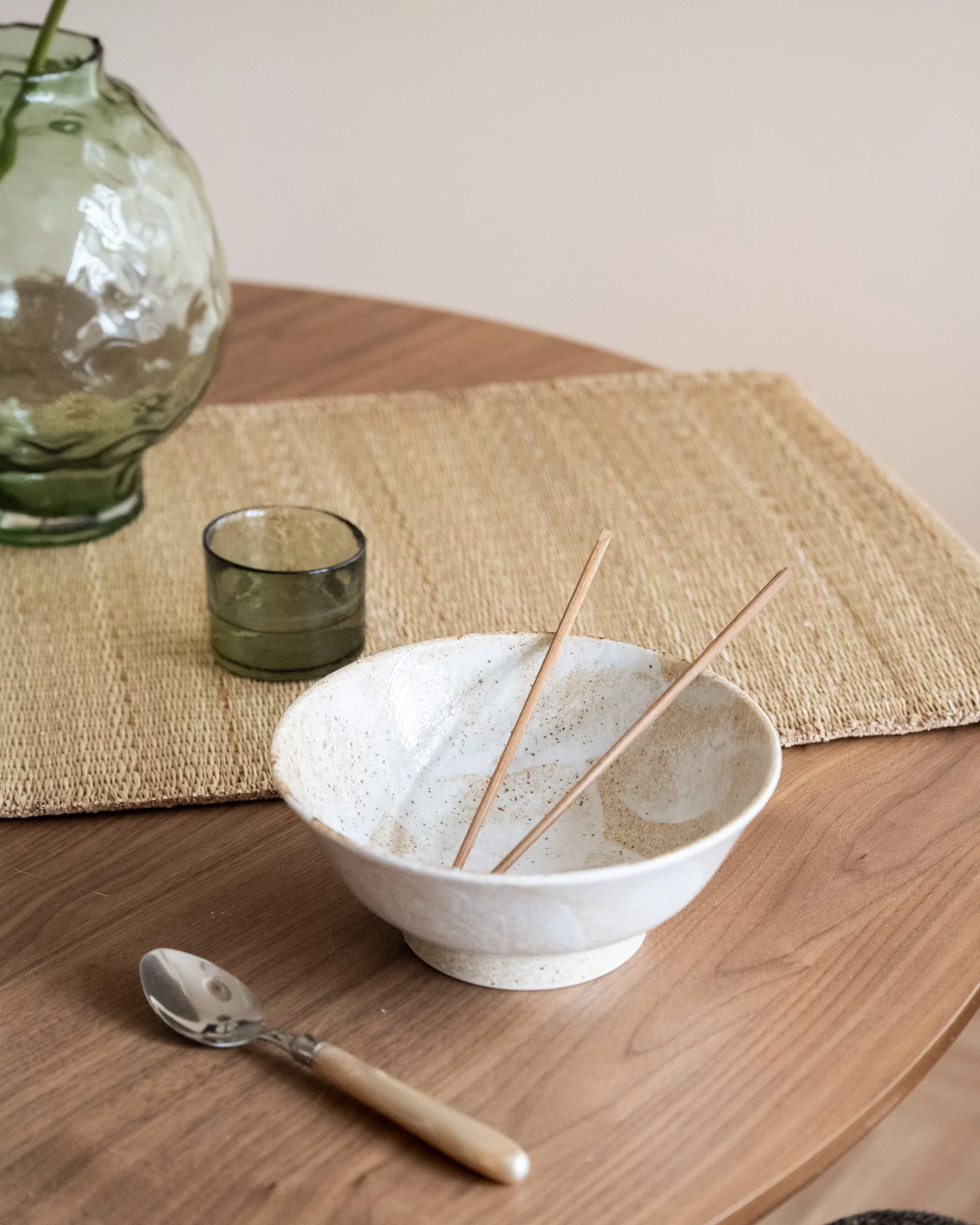 Handmade Japanese Ramen Bowl Yukishino - Image 3