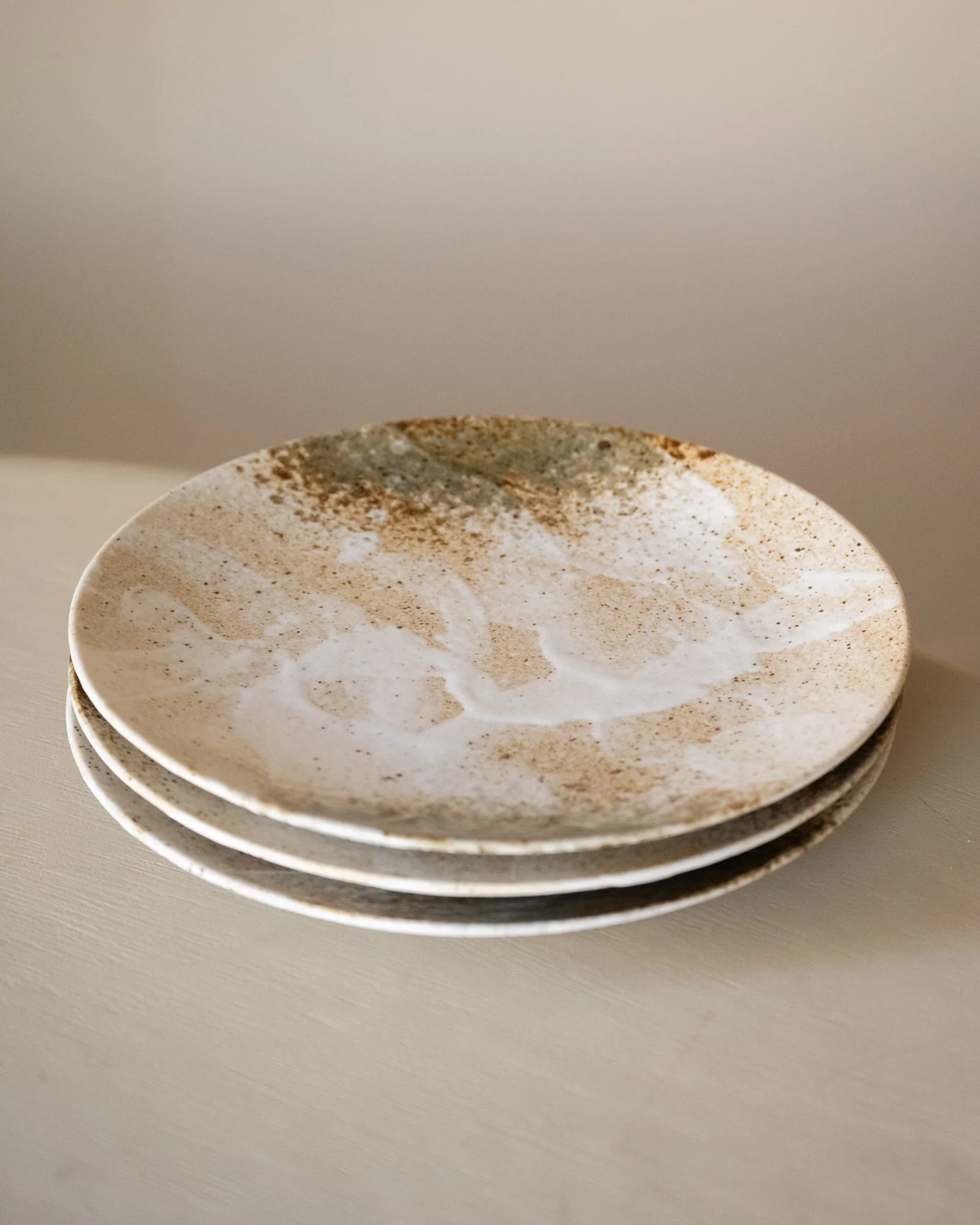 Handgemaakt Japanese Dinner Plate Yukishino - Image 2