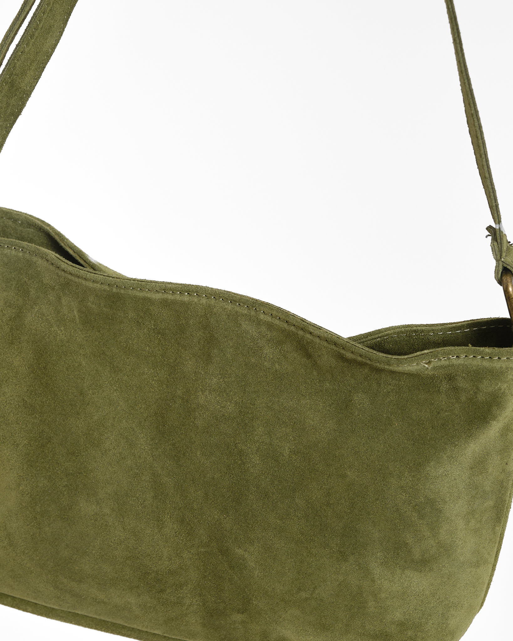 Karin Suede Tas Groen - Image 2
