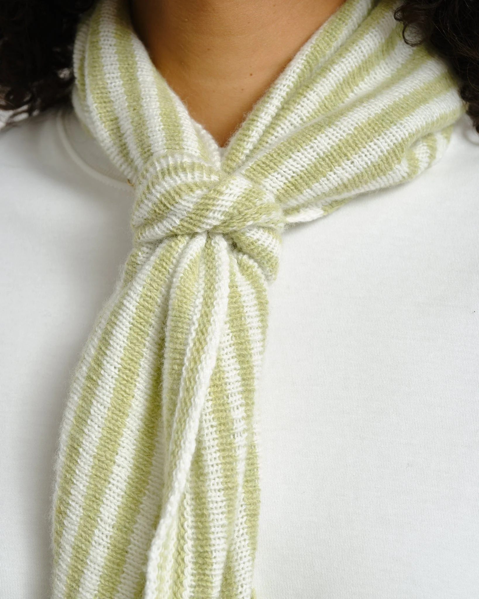 Sjaal Kaia Stripe Lichtgroen - Image 2