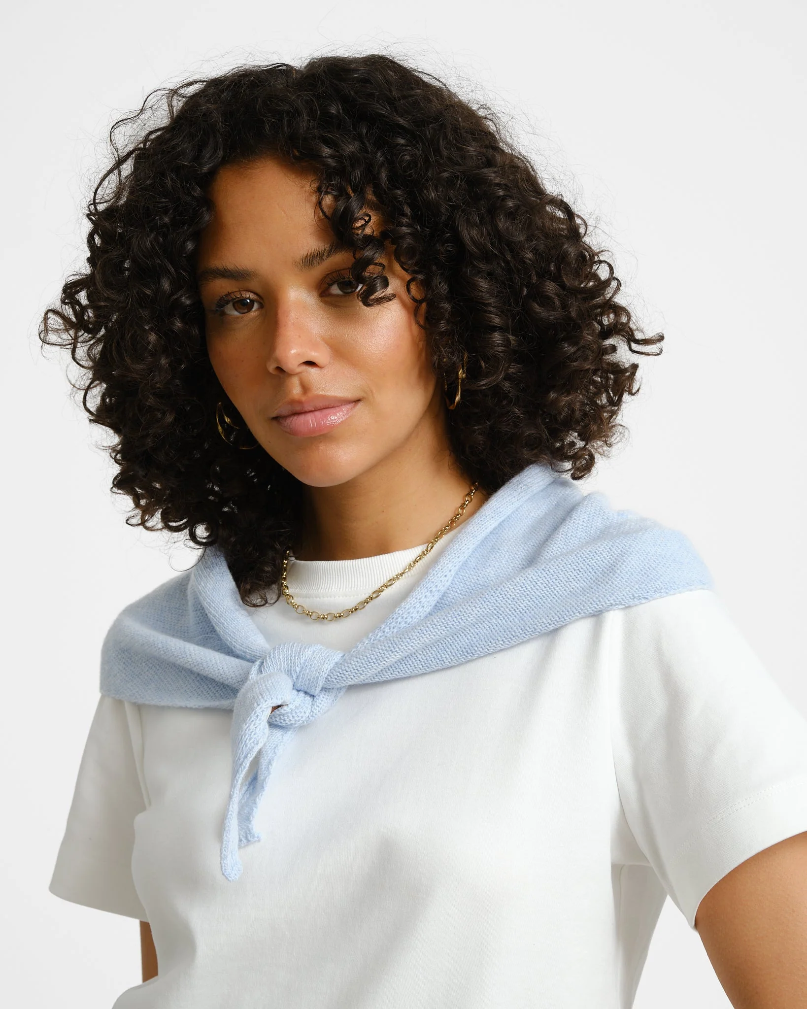 Scarf Kaia Uni Light Blue