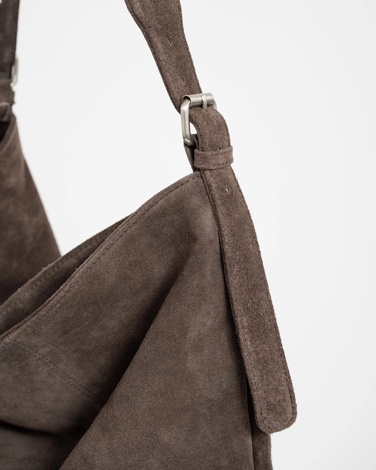 TILTIL Ariana Bag Dark Brown Suede - Image 3