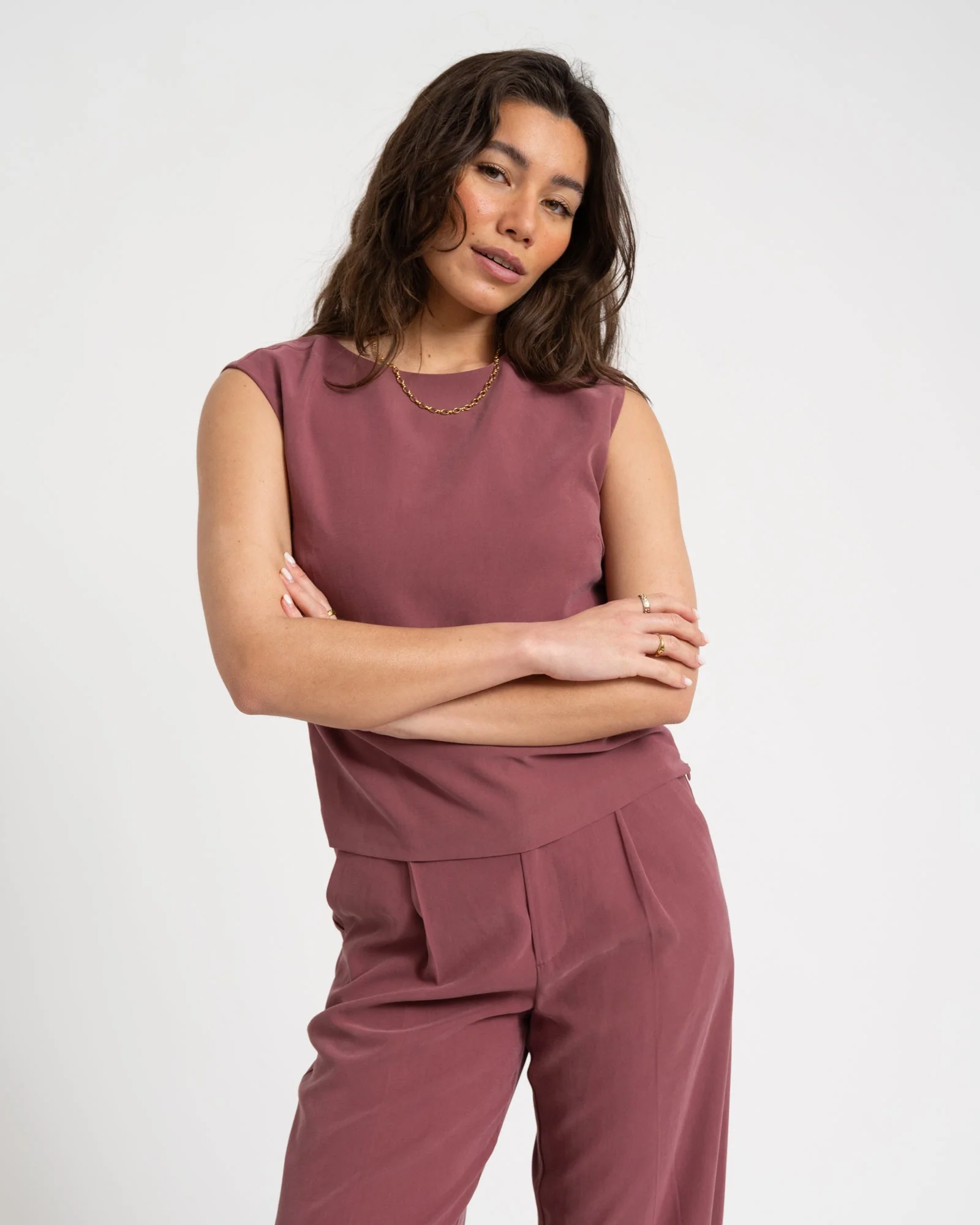 TILTIL Aya Top Aubergine