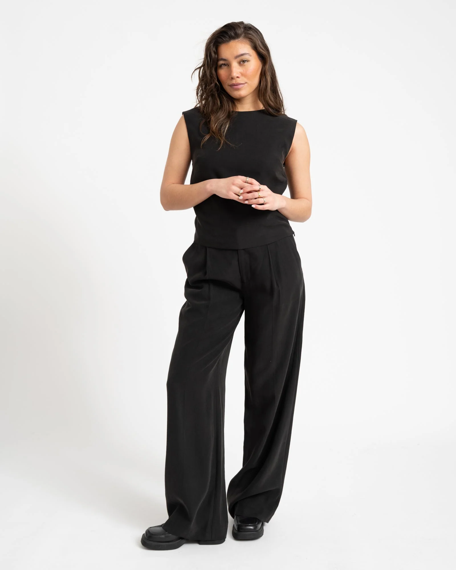 TILTIL Aya Rayon Top Black - Image 3