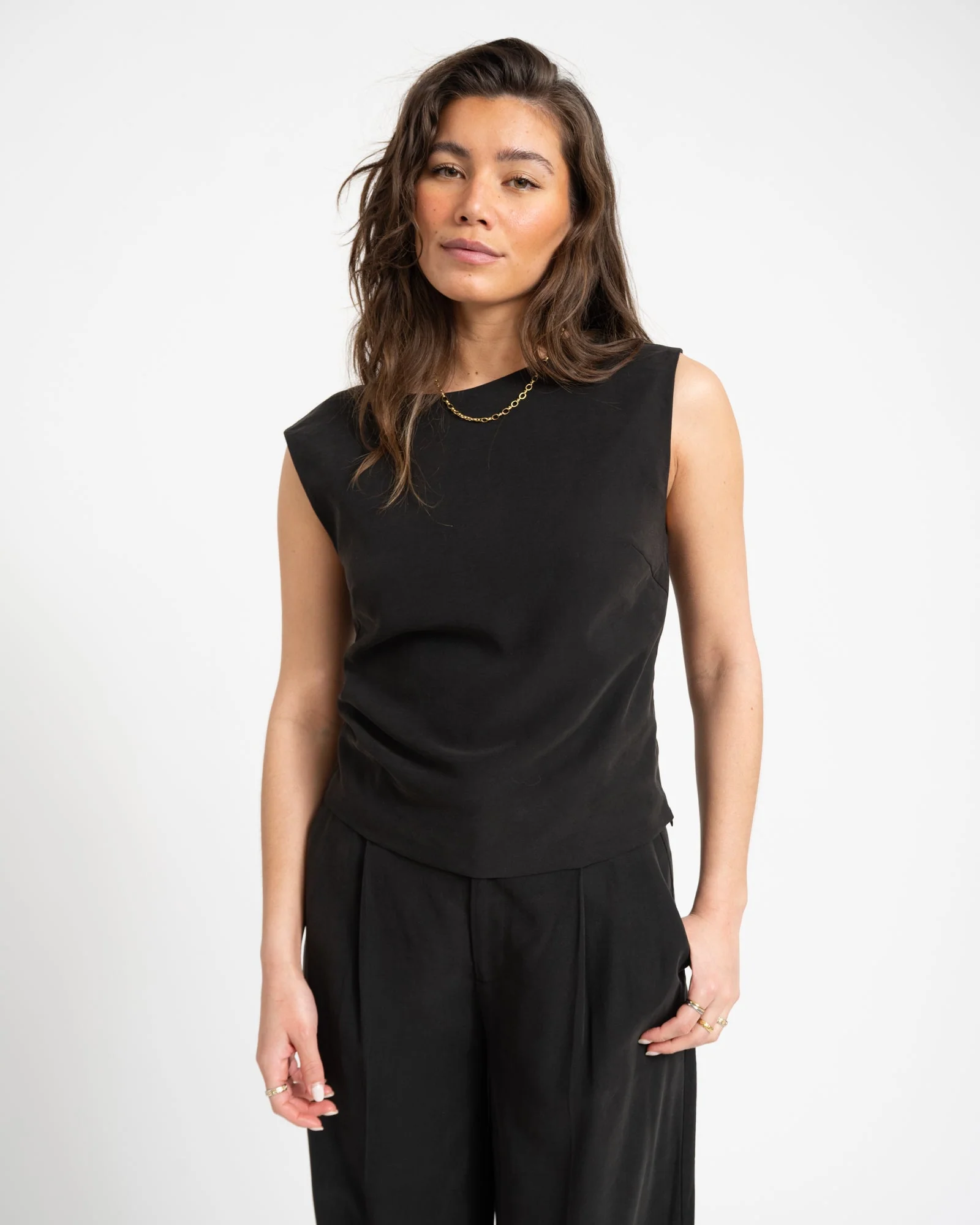 TILTIL Aya Rayon Top Black - Image 4