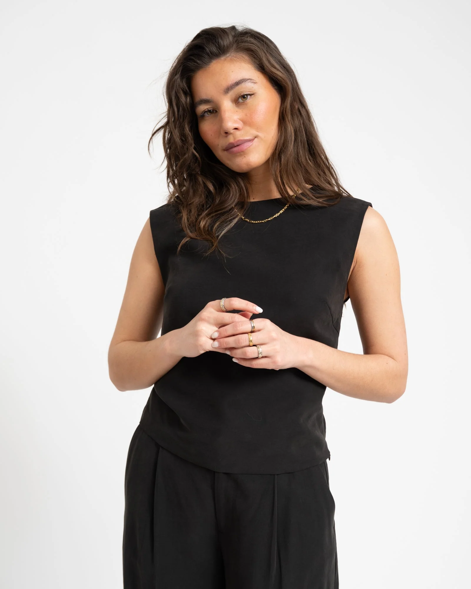TILTIL Aya Rayon Top Black - Image 5